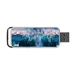 Sea Waves Ocean Water Beach Surf Portable Usb Flash (one Side) by Pakrebo