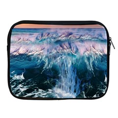 Sea Waves Ocean Water Beach Surf Apple Ipad 2/3/4 Zipper Cases by Pakrebo