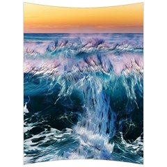 Sea Waves Ocean Water Beach Surf Back Support Cushion by Pakrebo