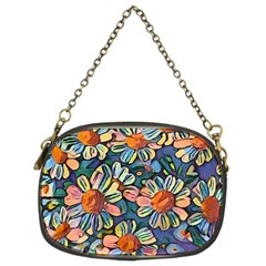 Daisies Flowers Colorful Garden Chain Purse (two Sides) by Pakrebo