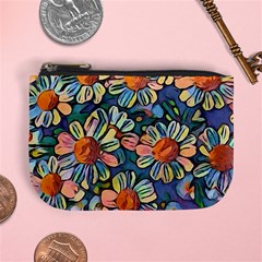 Daisies Flowers Colorful Garden Mini Coin Purse by Pakrebo