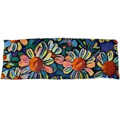 Daisies Flowers Colorful Garden Body Pillow Case Dakimakura (two Sides) by Pakrebo