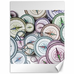 Compass Direction North South East Canvas 36  X 48  by Pakrebo