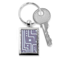 Pattern Non Seamless Background Key Chain (rectangle) by Pakrebo