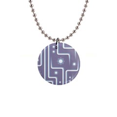 Pattern Non Seamless Background 1  Button Necklace by Pakrebo