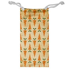 Patter Carrot Pattern Carrot Print Jewelry Bag by Pakrebo