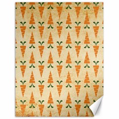 Patter Carrot Pattern Carrot Print Canvas 18  X 24  by Pakrebo