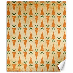 Patter Carrot Pattern Carrot Print Canvas 20  X 24  by Pakrebo