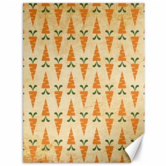 Patter Carrot Pattern Carrot Print Canvas 36  X 48  by Pakrebo