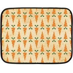 Patter Carrot Pattern Carrot Print Fleece Blanket (mini) by Pakrebo