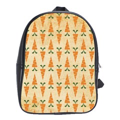 Patter Carrot Pattern Carrot Print School Bag (large) by Pakrebo