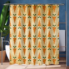 Patter Carrot Pattern Carrot Print Shower Curtain 60  X 72  (medium)  by Pakrebo