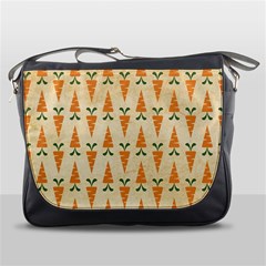 Patter Carrot Pattern Carrot Print Messenger Bag by Pakrebo