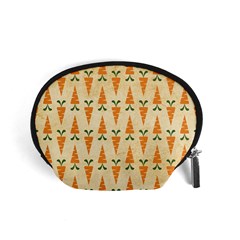 Patter Carrot Pattern Carrot Print Accessory Pouch (small) by Pakrebo