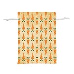 Patter Carrot Pattern Carrot Print Lightweight Drawstring Pouch (L) Front