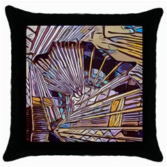 Abstract Drawing Design Modern Throw Pillow Case (black) by Pakrebo