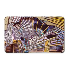 Abstract Drawing Design Modern Magnet (rectangular) by Pakrebo