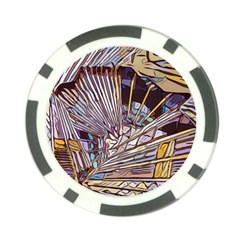 Abstract Drawing Design Modern Poker Chip Card Guard by Pakrebo