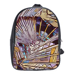 Abstract Drawing Design Modern School Bag (large) by Pakrebo