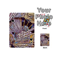 Abstract Drawing Design Modern Playing Cards 54 Designs (mini) by Pakrebo