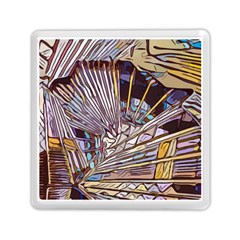 Abstract Drawing Design Modern Memory Card Reader (square) by Pakrebo