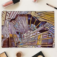 Abstract Drawing Design Modern Cosmetic Bag (xxl) by Pakrebo