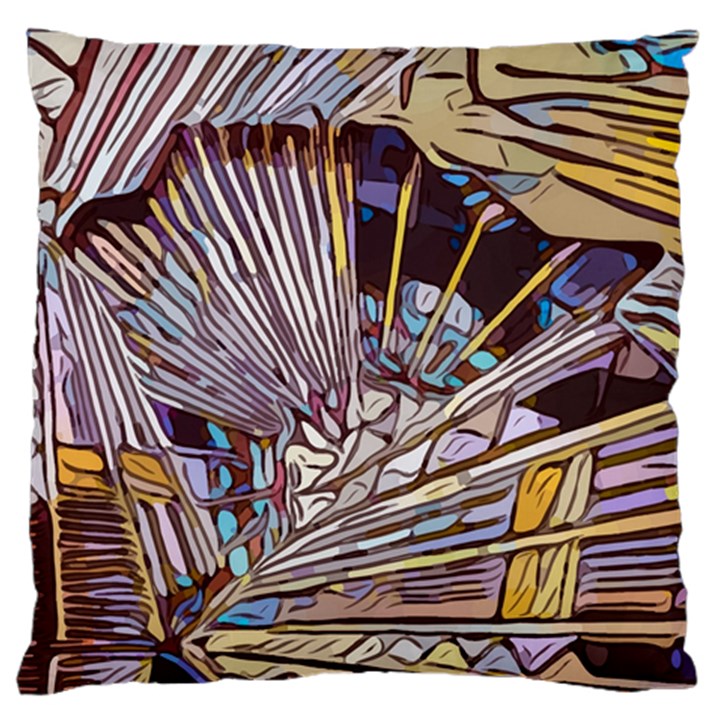 Abstract Drawing Design Modern Standard Flano Cushion Case (One Side)