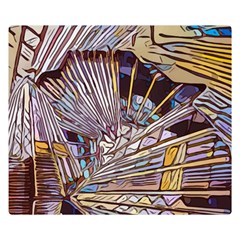 Abstract Drawing Design Modern Double Sided Flano Blanket (small)  by Pakrebo