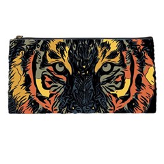 Tiger Predator Abstract Feline Pencil Cases