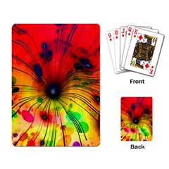 Color Background Structure Lines Playing Cards Single Design (rectangle) by Pakrebo