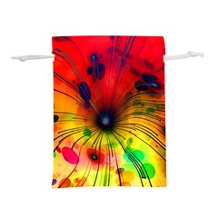 Color Background Structure Lines Lightweight Drawstring Pouch (s)