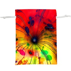 Color Background Structure Lines  Lightweight Drawstring Pouch (xl)