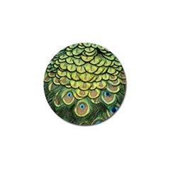 Peacock Feathers Peacock Bird Golf Ball Marker (10 Pack) by Pakrebo