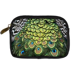 Peacock Feathers Peacock Bird Digital Camera Leather Case by Pakrebo