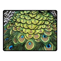 Peacock Feathers Peacock Bird Fleece Blanket (small) by Pakrebo