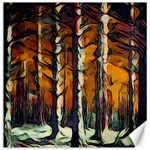 Forest Woods Trees Night Shadows Canvas 12  x 12  11.4 x11.56  Canvas - 1