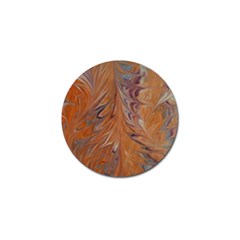 Marbled Paper Mottle Color Movement Golf Ball Marker (4 Pack) by Pakrebo