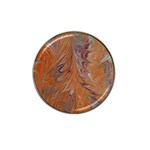 Marbled Paper Mottle Color Movement Hat Clip Ball Marker (4 pack) Front