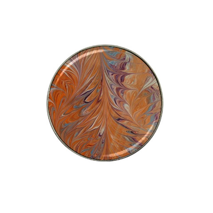 Marbled Paper Mottle Color Movement Hat Clip Ball Marker (4 pack)