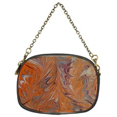 Marbled Paper Mottle Color Movement Chain Purse (one Side) by Pakrebo