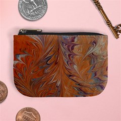 Marbled Paper Mottle Color Movement Mini Coin Purse by Pakrebo