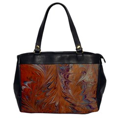 Marbled Paper Mottle Color Movement Oversize Office Handbag by Pakrebo