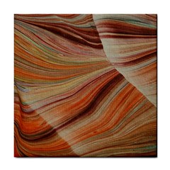 Marbled Paper Mottle Color Movement Tile Coaster