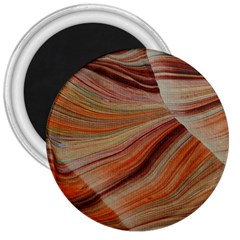 Marbled Paper Mottle Color Movement 3  Magnets