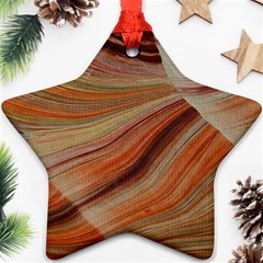 Marbled Paper Mottle Color Movement Ornament (Star)