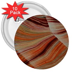 Marbled Paper Mottle Color Movement 3  Buttons (10 pack) 