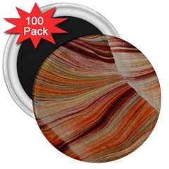 Marbled Paper Mottle Color Movement 3  Magnets (100 pack)