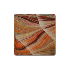 Marbled Paper Mottle Color Movement Square Magnet