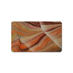 Marbled Paper Mottle Color Movement Magnet (Name Card)