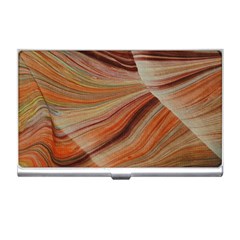 Marbled Paper Mottle Color Movement Business Card Holder